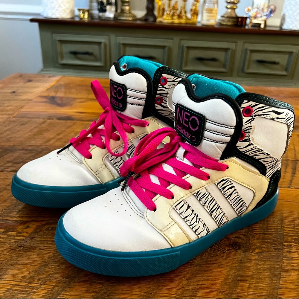 Adidas NEO Retro Style Youth 5 High Top Shoes